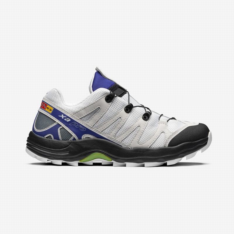 SALOMON XA PRO 1 Philippines - Men's Trail Running Shoes - White/Blue | 061537-RVC
